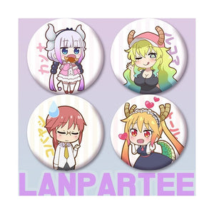 Miss Kobayashi's Dragon Maid Buttons