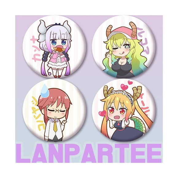 Miss Kobayashi's Dragon Maid Buttons