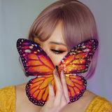 Holographic Translucent Butterfly Wings