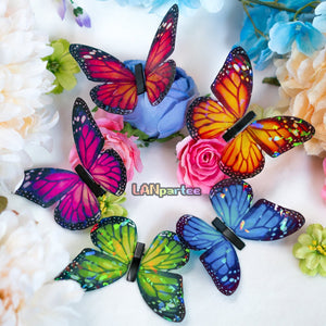 Rainbow Holographic Translucent Butterfly Wings Set