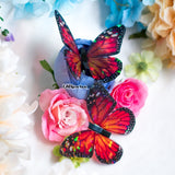 Rainbow Holographic Translucent Butterfly Wings Set